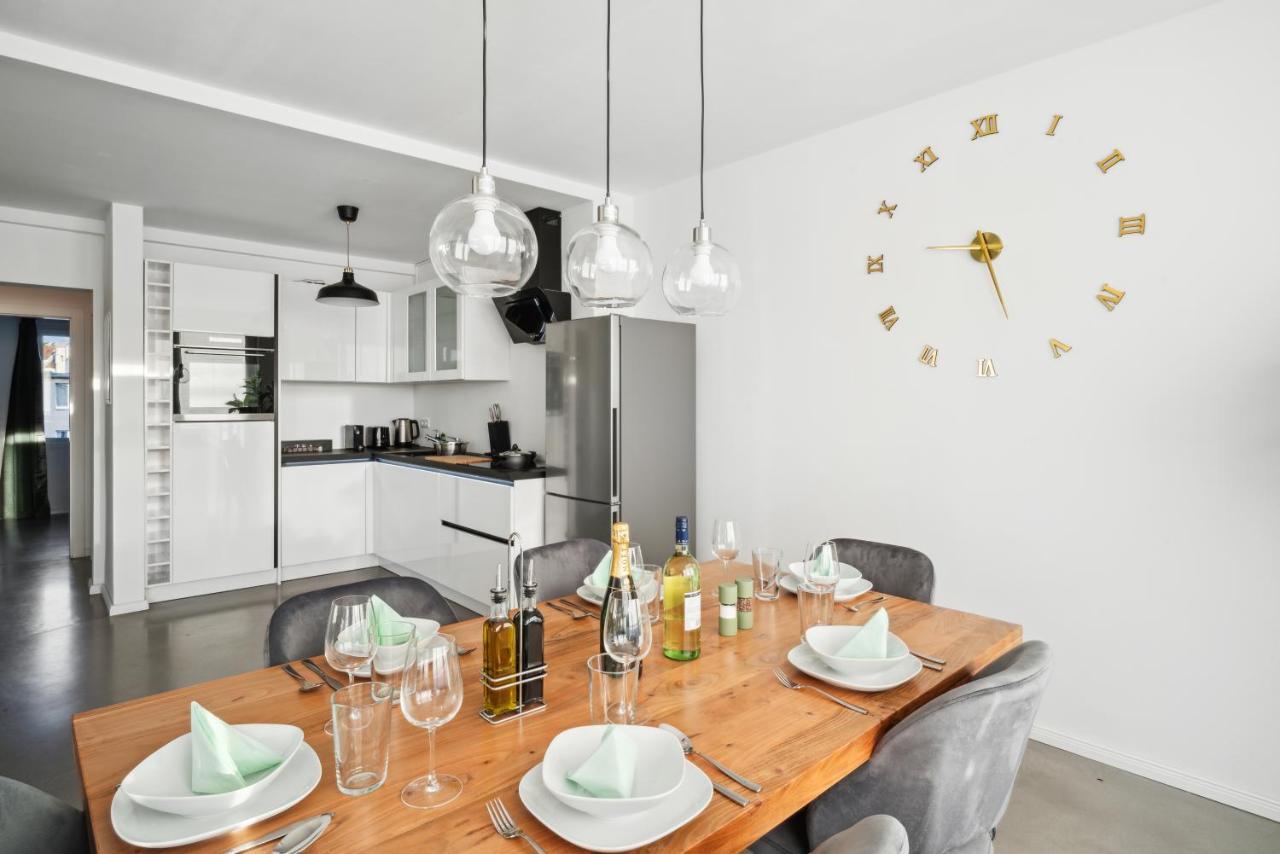Design-Apartment - Bochum Zentrum - 2 Balkons - 118M2 - Netflix Luaran gambar