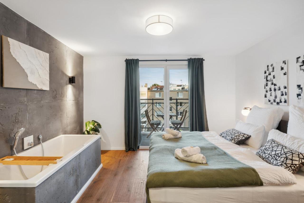 Design-Apartment - Bochum Zentrum - 2 Balkons - 118M2 - Netflix Luaran gambar